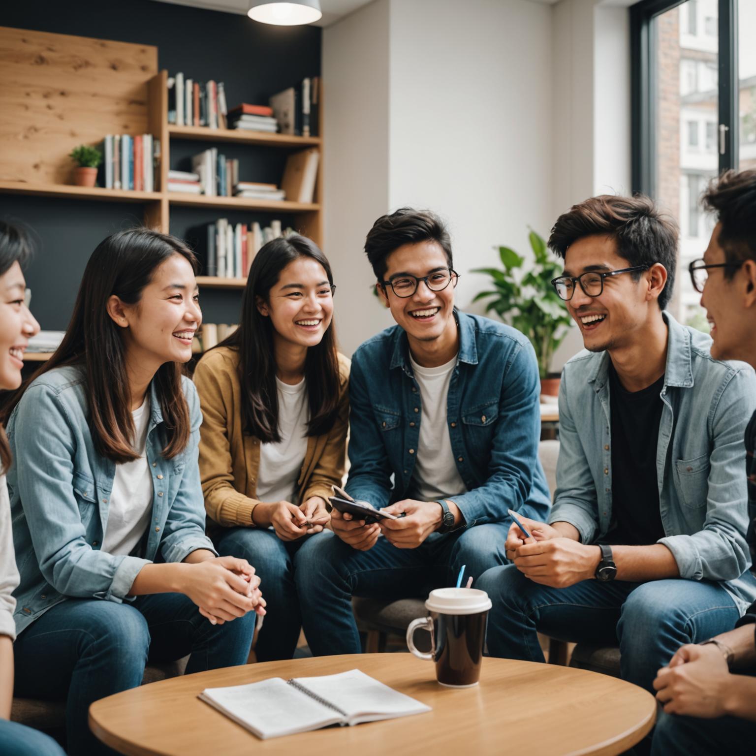 Conversation English practice group